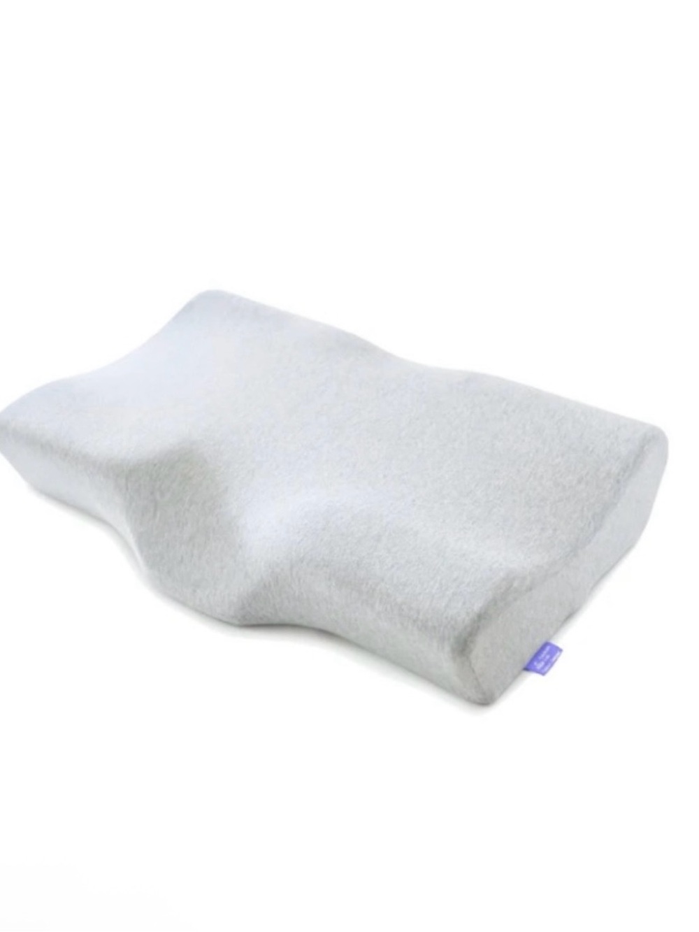 Cushion Lab Neck Relief Ergonomic Cervical Pillow, Grey, NWT